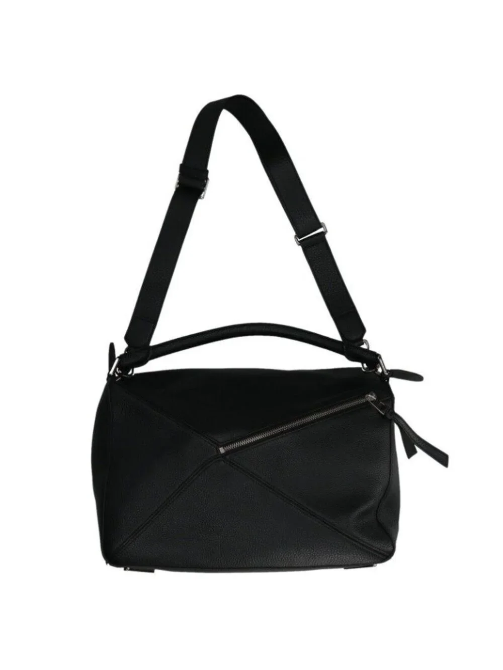 Loewe Puzzle Bag Supple Grain Calf Leather Shoulder Bag